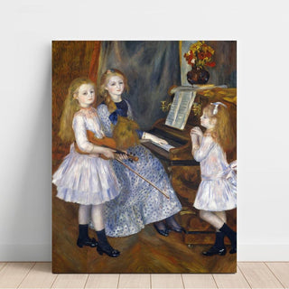 Les filles de Catulle Mendès - Pierre-Auguste Renoir | Reproduction Tableau Décoration murale affiche copie