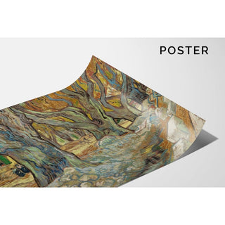 Les grands platanes cantonniers de Saint-Rémy - Vincent van Gogh | Reproduction Tableau Décoration murale affiche copie