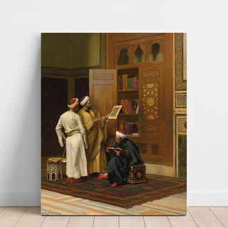 Les universitaires - Ludwig Deutsch | Reproduction Tableau Décoration murale affiche copie