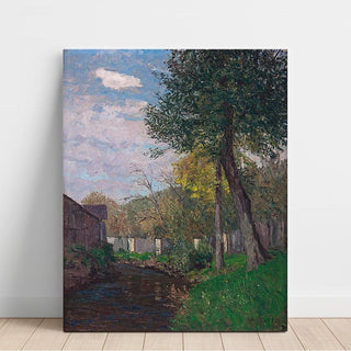 Lit de ruisseau en automne - Alfred Zoff | Reproduction Tableau Décoration murale affiche copie