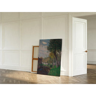 Lit de ruisseau en automne - Alfred Zoff | Reproduction Tableau Décoration murale affiche copie