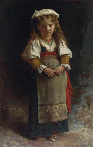 LonJeanBasile Perrault - Portrait Of A Young Girl.webp