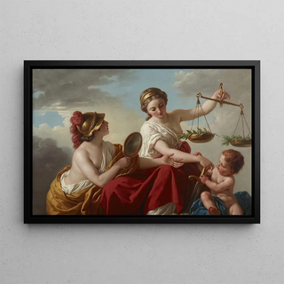 LouisJeanFranois Lagrene - Justice Disarmed by Innocence and Applauded by Prudence.webp