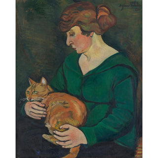 Louson et Raminou - Suzanne Valadon | Reproduction Tableau Décoration murale affiche copie