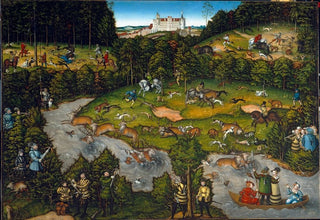 Lucas Cranach the Elder - Hunting near Hartenfels Castle.webp