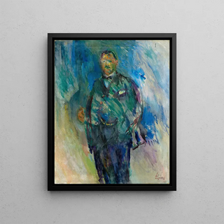 Ludvig Karsten - Man In A Frock Coat Presumed To Be The Artist henrik Lund.webp