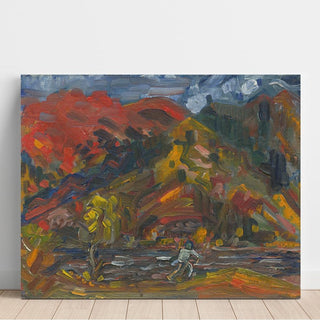 Man on the River Bank - Arnold Peter Weisz-Kubínčan | Reproduction Tableau Décoration murale affiche copie