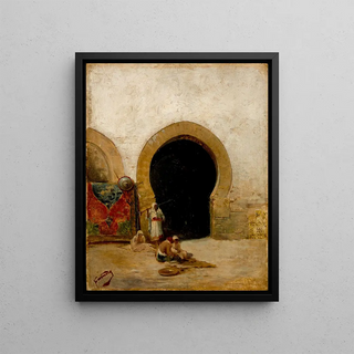 Mariano Fortuny Marsal - At the Gate of the Seraglio.webp