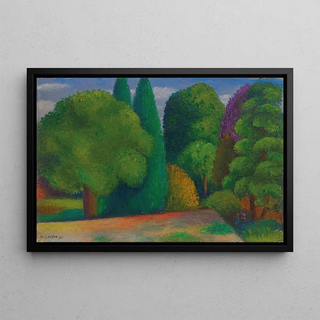 Mark Gertler - Landscape Row of Trees.webp