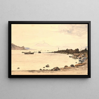 Martinus Rrbye - Udsigt mod Vesuv fra Procida.webp