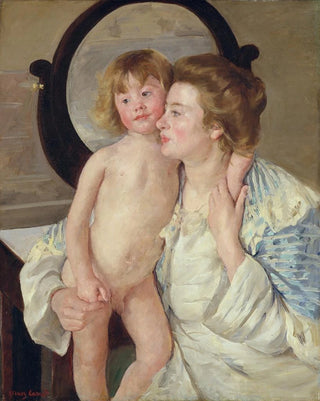 Mary Cassatt - Mother and Child The Oval Mirror.webp