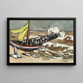 Max Beckmann - Braunes Meer mit Mwen.webp