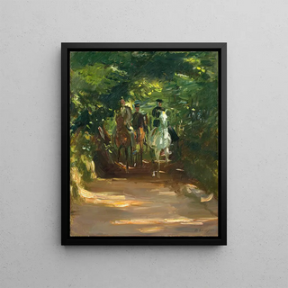 Max Slevogt - Reitergruppe im Wald.webp