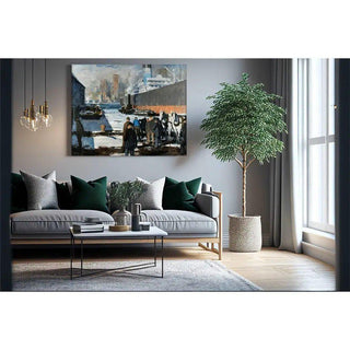 Men of the Docks - George Bellows | Reproduction Tableau Décoration murale affiche copie