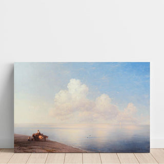 Mer calme - Ivan Konstantinovich Aivazovsky | Reproduction Tableau Décoration murale affiche copie