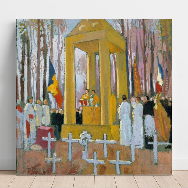 Reproducción del cuadro Messe devant la tombe d'Ernest Psichari - Maurice Denis | Reproduction