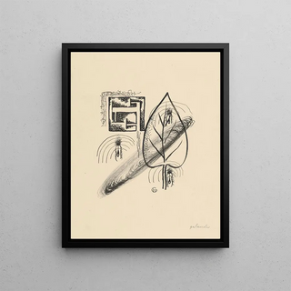 Mikul Galanda - Letters from the series Poems in Drawings.webp