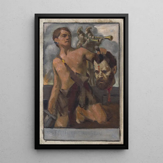 Milan Thomka Mitrovsk - Study of Composition with Biblical Scene.webp