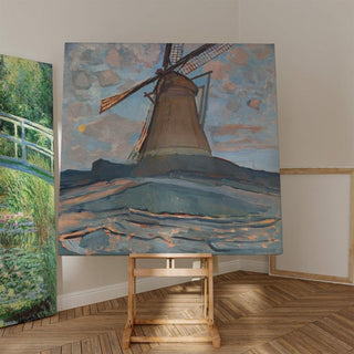 Moulin - Piet Mondrian | Reproduction Tableau Décoration murale affiche copie