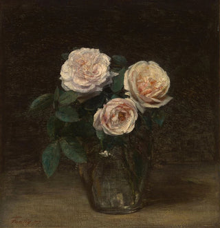 Nature morte avec vase de houx, bol de cerises, bol japonais et tasse et soucoupe - Henri Fantin-Latour
