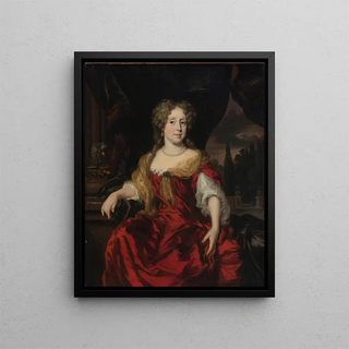 Nicolaes Maes - Portrait Of A Lady Wearing A Red Dress.webp