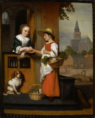 Nicolaes Maes - Vegetable Seller.webp