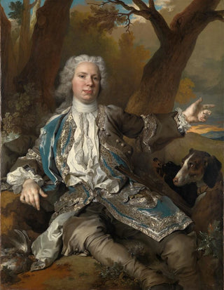 Nicolas de Largillire - Portrait of a gentleman in hunting costume.webp