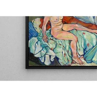 Nu assis au bord d'un lit - Suzanne Valadon | Reproduction Tableau Décoration murale affiche copie