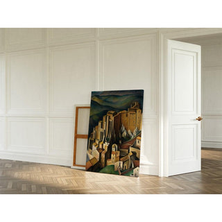 Olevano - Alexander Kanoldt | Reproduction Tableau Décoration murale affiche copie