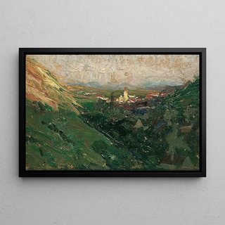 Olga WisingerFlorian - Blick auf das Kahlenberger Dorf.webp