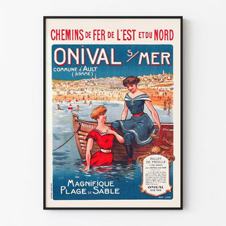 Onival-sur-Mer | d’affiche vintage