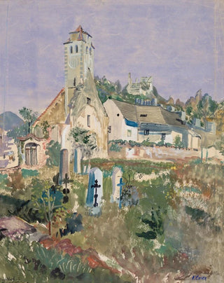 Oskar Laske - Friedhof in Drnstein.webp