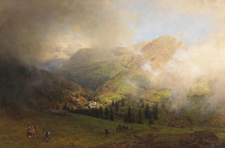 Oswald Achenbach - Blick auf die Rigi.webp