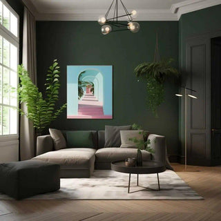 Passage tropical | Décoration murale abstraite | Reproduction Tableau Décoration murale affiche copie