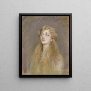 Paul Csar Helleu - Portrait of Mlle Blanche de Pas.webp