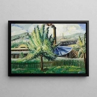 Paul Kleinschmidt - Gterbahnhof Baumgarten vor Gterbahnhof.webp