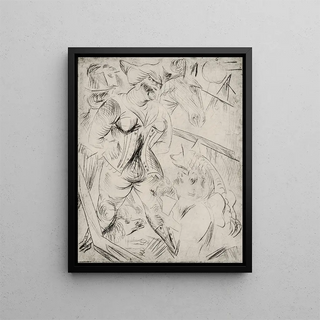 Paul Kleinschmidt - Illustration zur Landstrmerin Courage.webp