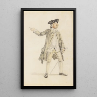 Paul Sandby - Study of a gentleman wearing a tricorn hat.webp