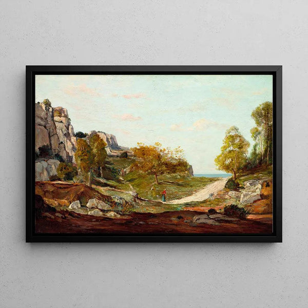 Reproducción del cuadro Paisaje en Saint-André, cerca de Marsella de Paul Gauguin