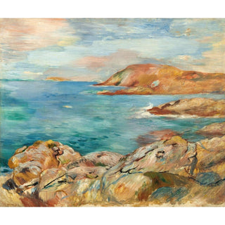 Paysage de Bord de Mer - Pierre-Auguste Renoir | Reproduction Tableau Décoration murale affiche copie