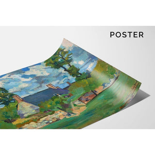 Paysage de Genêt - Suzanne Valadon | Reproduction Tableau Décoration murale affiche copie