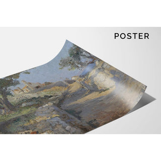 Paysage près de Fiume - Marie Egner | Reproduction Tableau Décoration murale affiche copie