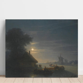 Paysage ukrainien de nuit - Ivan Konstantinovich Aivazovsky | Reproduction Tableau Décoration murale affiche copie