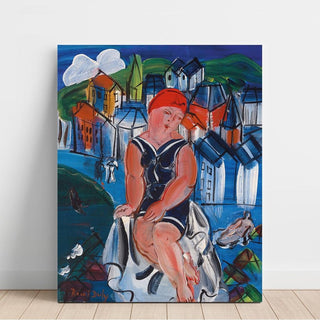 Petite baigneuse à Sainte-Adresse - Raoul Dufy | Reproduction Tableau Décoration murale affiche copie