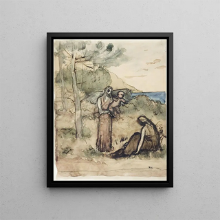 Pierre Puvis de Chavannes - Fishermans Family.webp