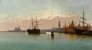 Pietro Galter - Am Eingang des Canal Grande.webp