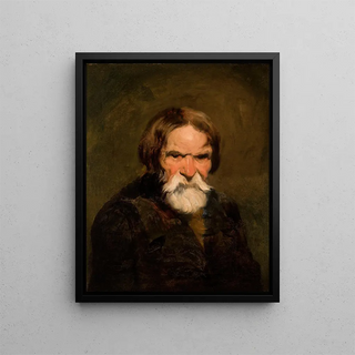 Piotr Michaowski - Study of a Bearded Peasant.webp