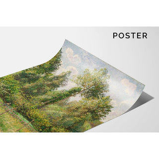 Poplars, Éragny - Camille Pissarro | Reproduction Tableau Décoration murale affiche copie