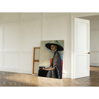 Portrait d'Alide Asmuse - Konrad Mägi | Reproduction Tableau Décoration murale affiche copie