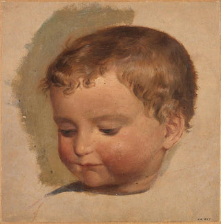 Portrait d'un enfant - Adolph Tidemand